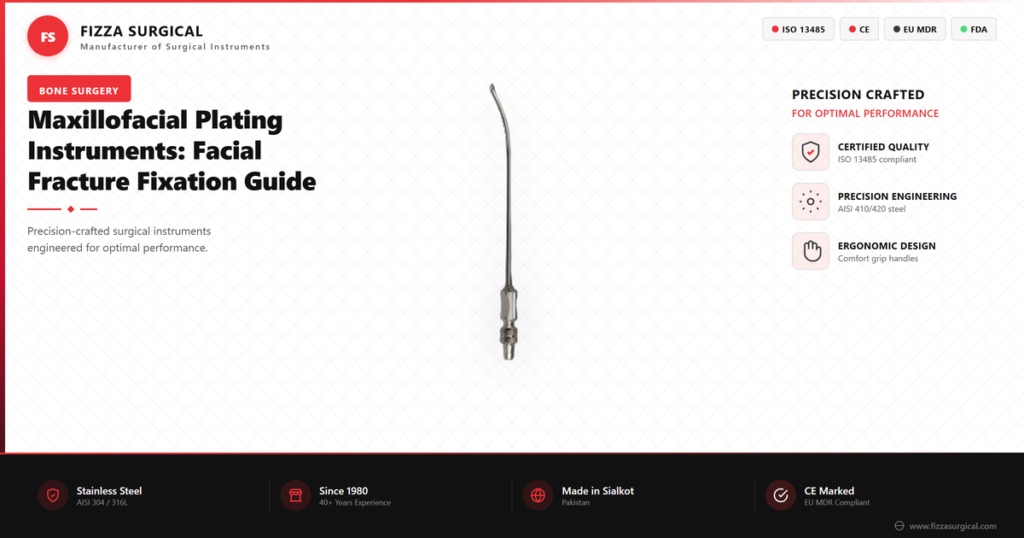 Maxillofacial Plating Instruments: Facial Fracture Guide 4 maxillofacial plating instruments facial fracture banner
