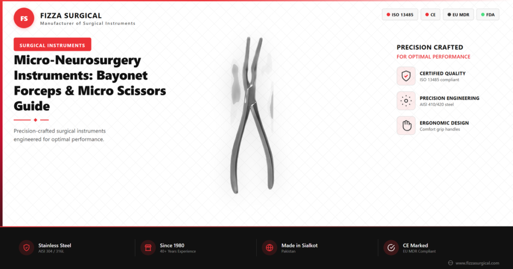 Micro-Neurosurgery Instruments: Bayonet Forceps Guide 2 micro neurosurgery instruments bayonet guide banner