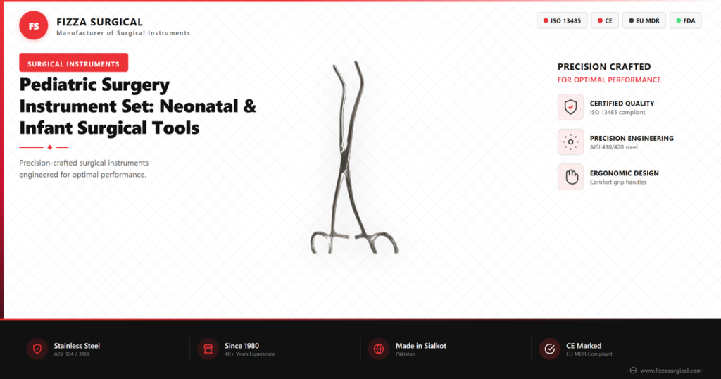 Pediatric Surgery Instrument Set: Neonatal & Infant Tools 1 pediatric surgery instrument set neonatal banner