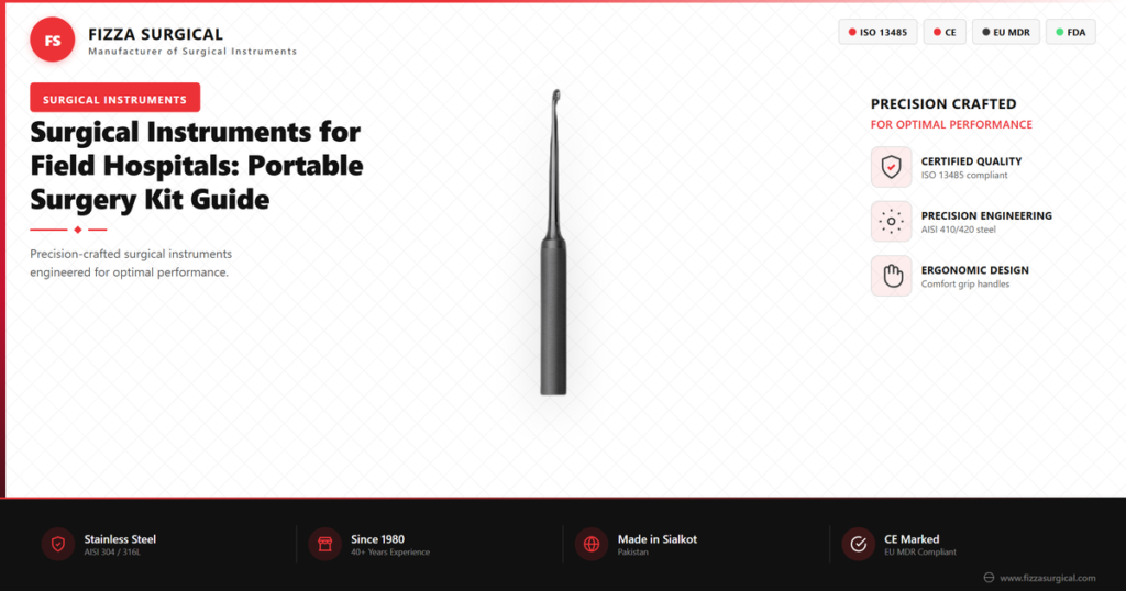 Field Hospital Surgical Instruments: Portable Kit Guide 3 surgical instruments field hospitals portable banner