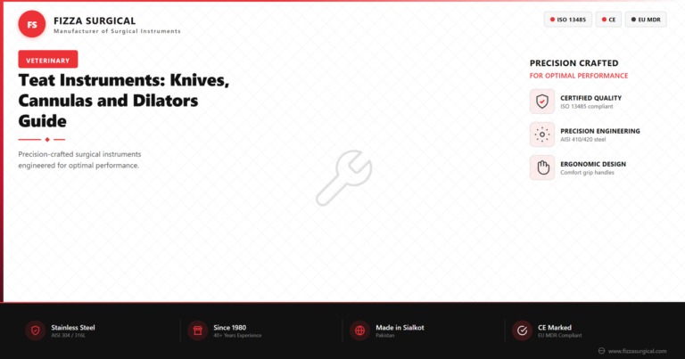 Teat Instruments: Knives, Cannulas and Dilators Guide