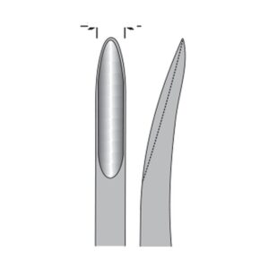 Dental instruments 95 Bayonet Mesial Root Elevator (DE-105-01)