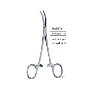 Dandy Curved Hemostatic Forceps (HF 04-40-000)