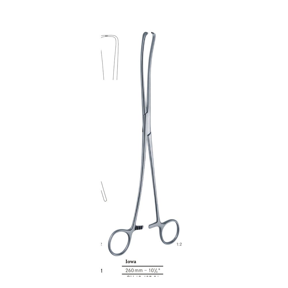 Iowa Uterine Tenaculum Forceps 1 Iowa Uterine Tenaculum Forceps (GY 12-405-00)