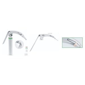 McCoy Flexible Tip Fiber Optic Laryngoscope Blade Set