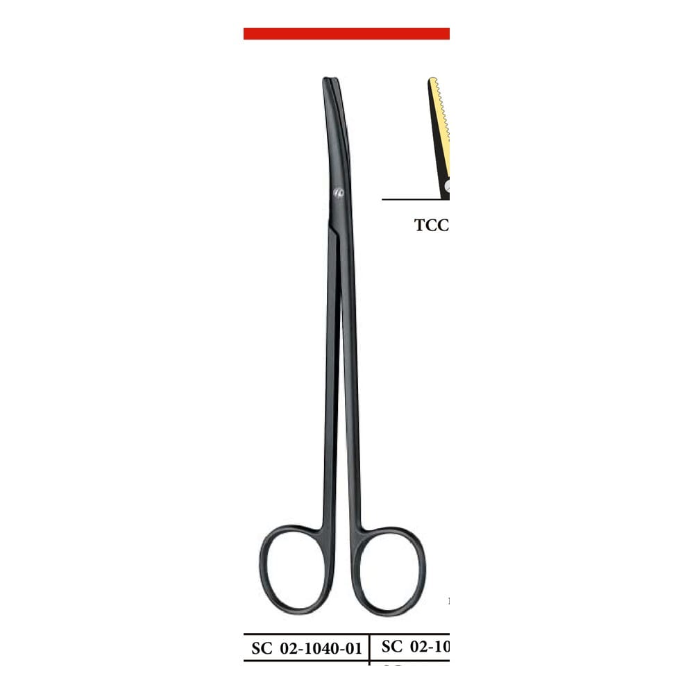Metzenbaum TCC BlackLine Scissors — Curved 3 Metzenbaum TCC BlackLine Scissors — Curved (SC 02-1041-02)